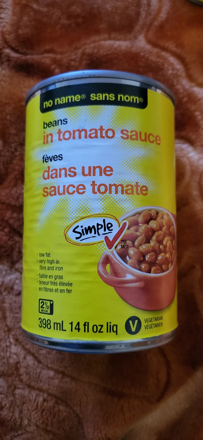 No Name Beans in Tomato Sauce 398 mL⚽