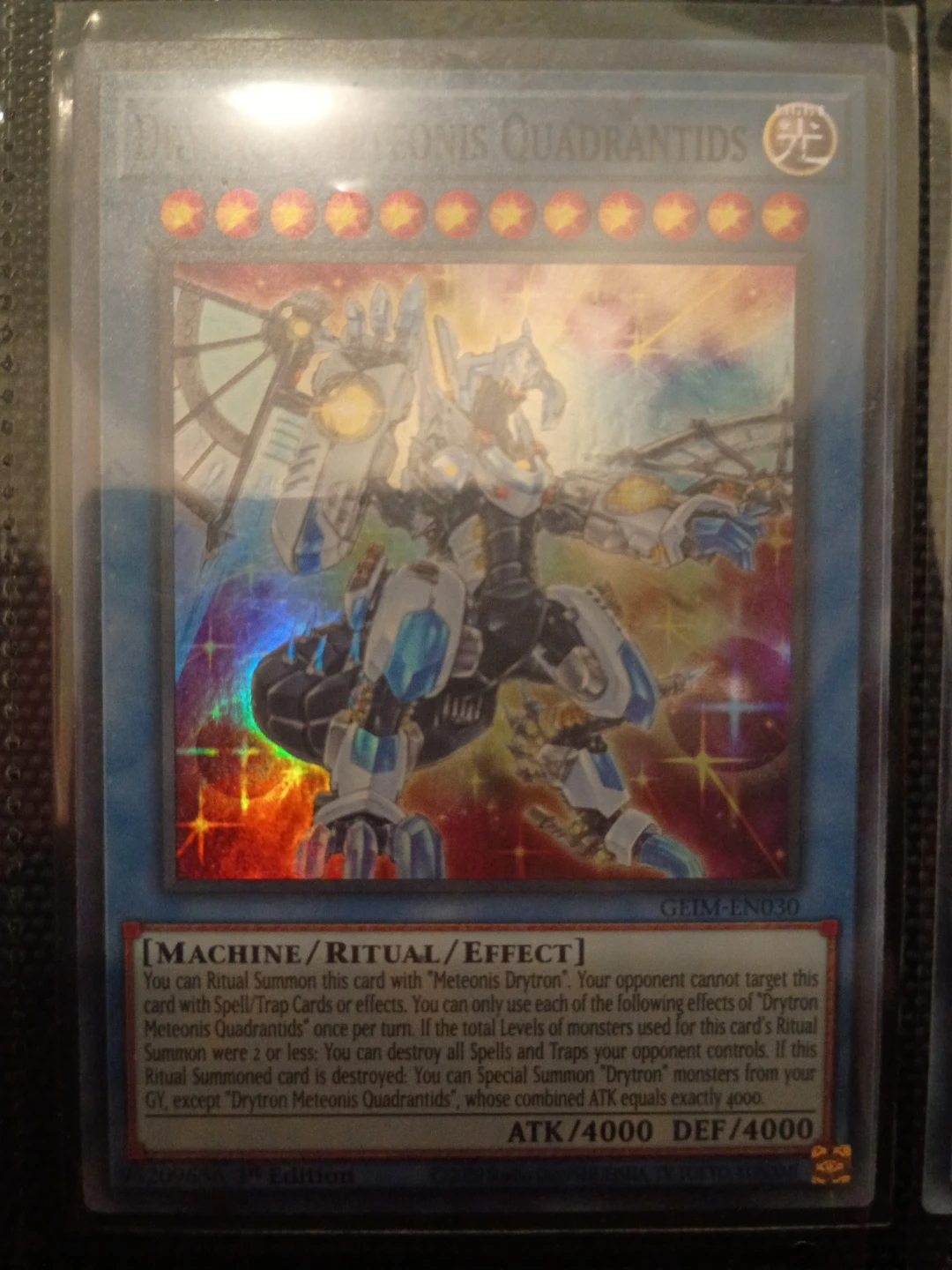 Yu-Gi-Oh! Drytron Meteonis Quadrantids GEIM-EN030 ⚽