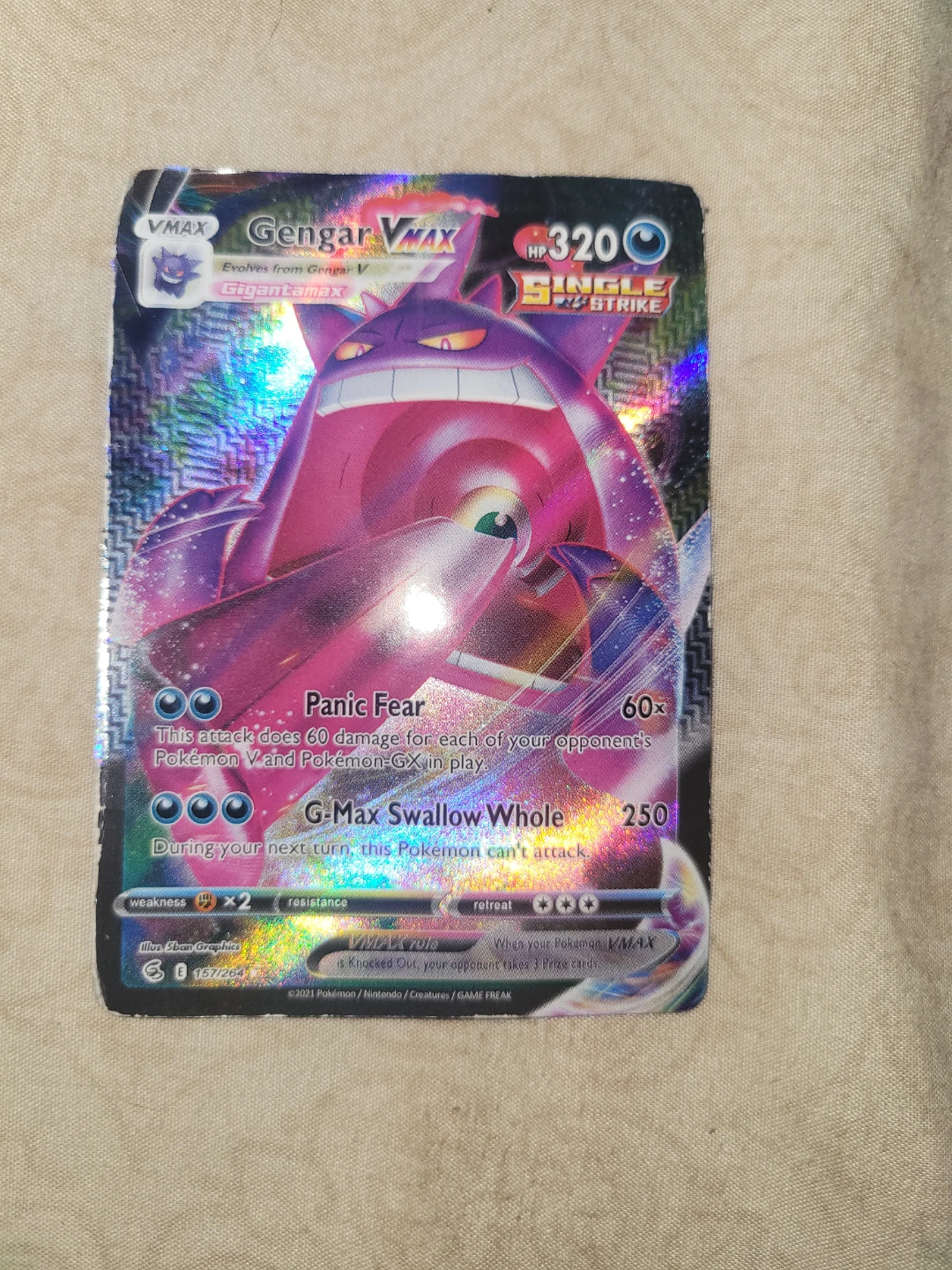 Pokémon Gengar VMAX 157/264