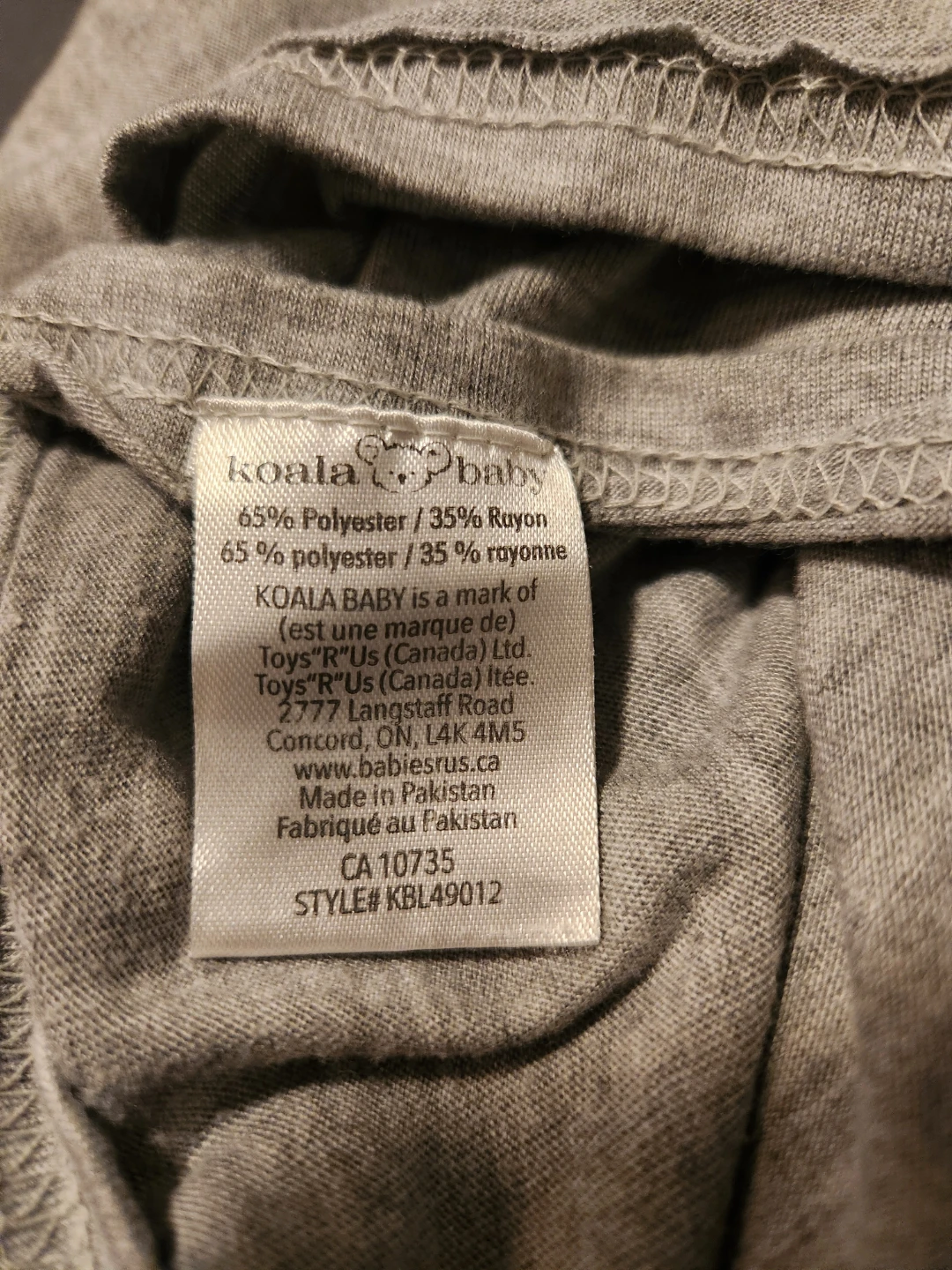 Koala Baby Grey Swaddle Blanket - photo 2