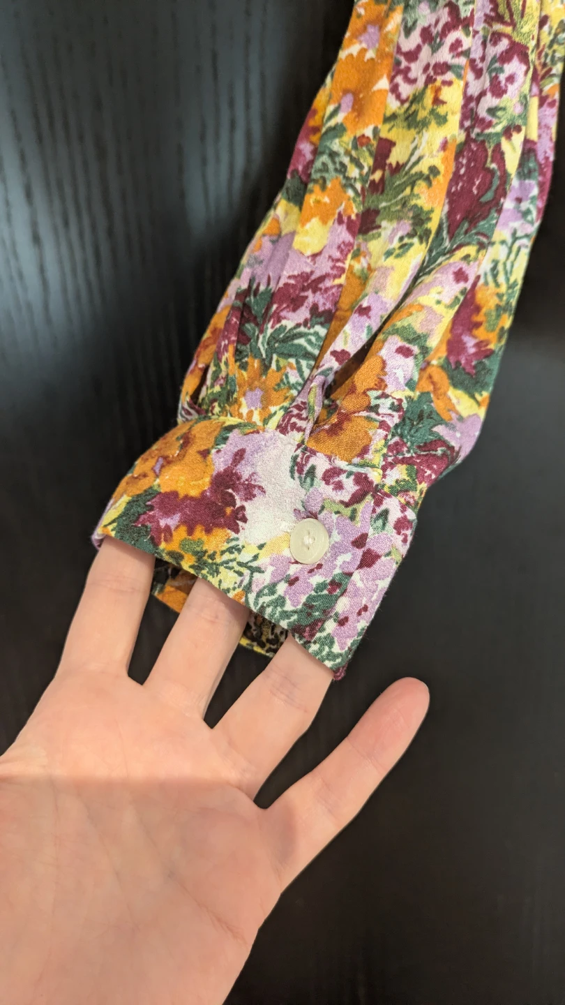 Frank And Oak Floral Button-Up Blouse M/M - photo 4