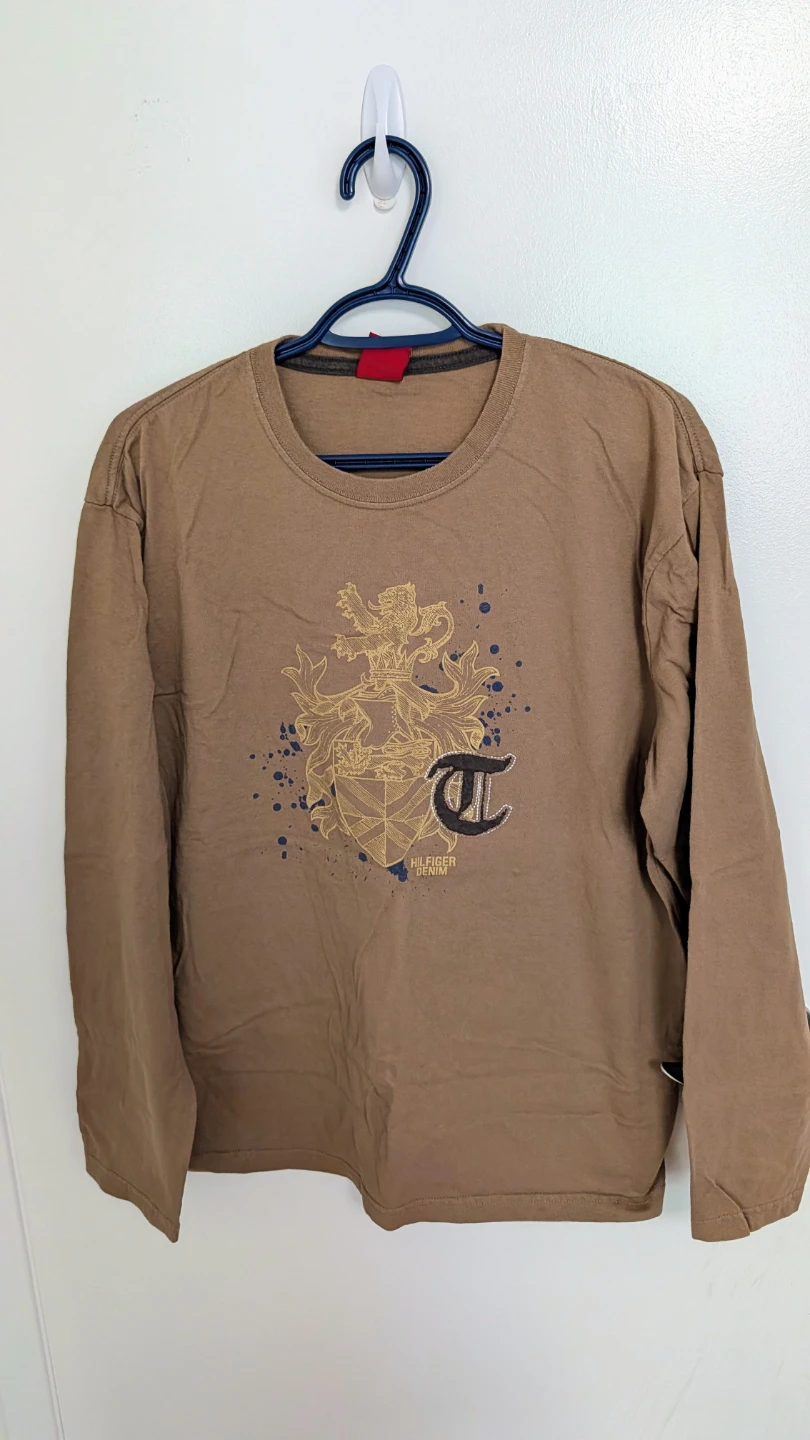 Tommy Hilfiger Denim Long Sleeve T-Shirt - Men's Large