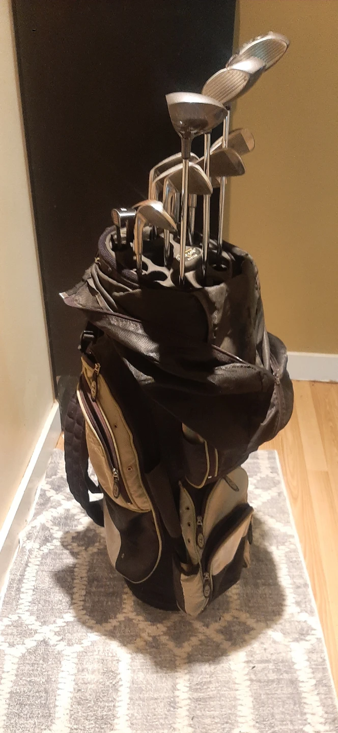 Complete Set Of MacGregor Mens Right Handed Golf Clubs With Bag - photo 4