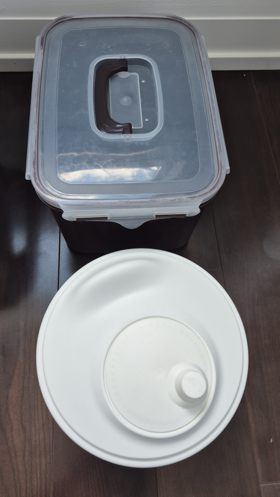 Broom and Dustpan Set with Storage Container and Bin - photo 2