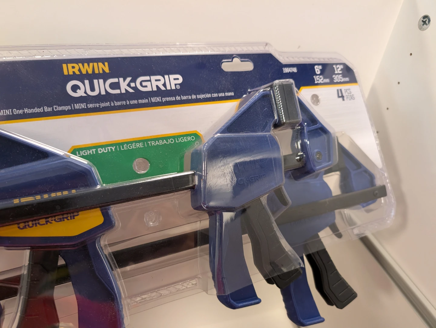 Irwin Quick-Grip Bar Clamps - 4 Pack - photo 2