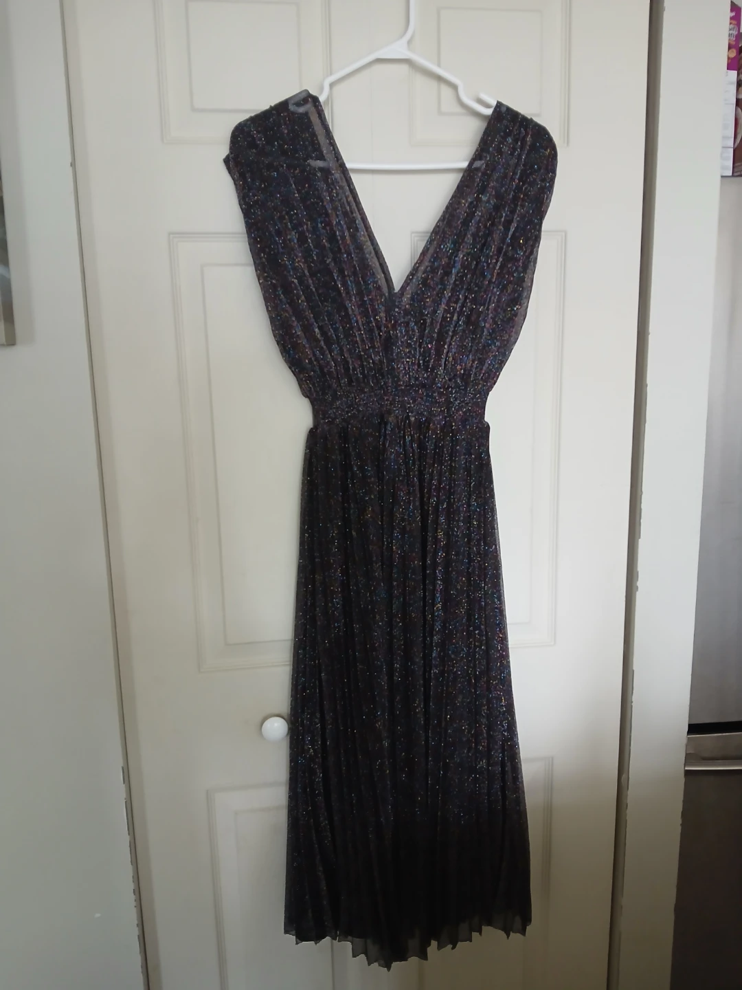 Zara metallic sparkle dress, size small (S)