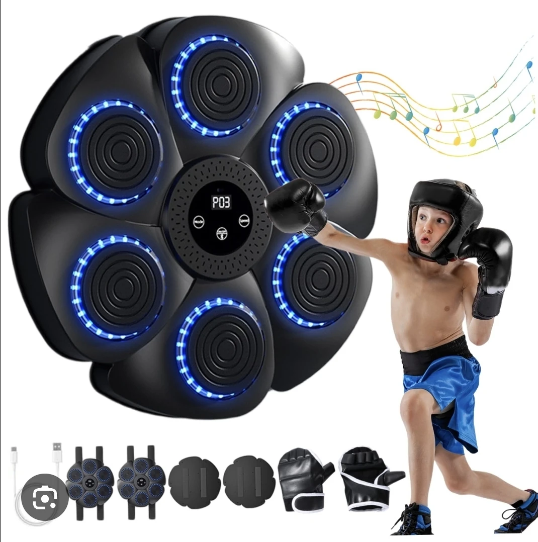Smart Boxing Machine with Gloves and Accessories
