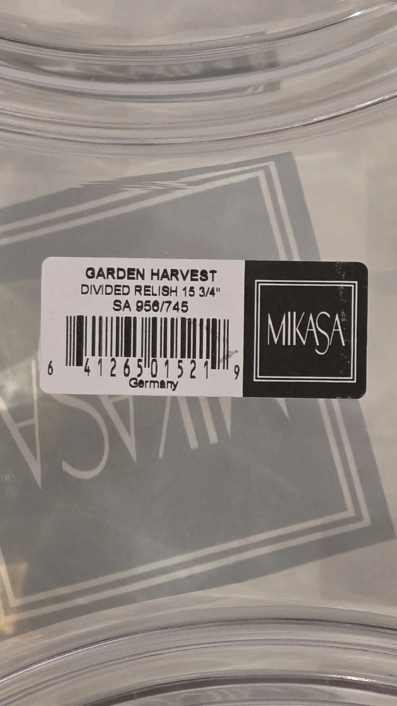 Mikasa Garden Harvest Divided Relish Dish - photo 3