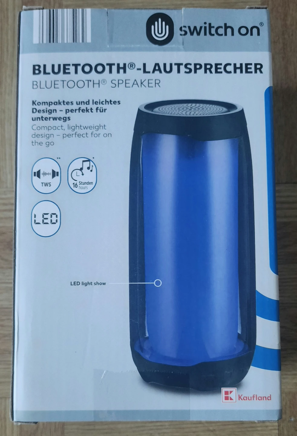 Switch On Bluetooth Speaker with LED Light Show - photo 2