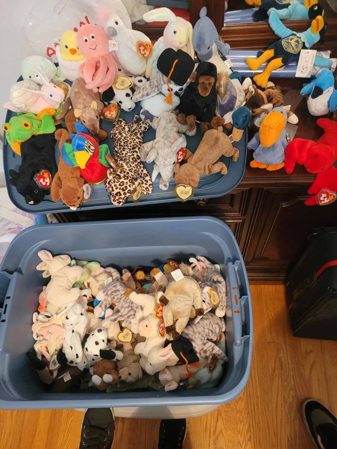 Large Collection of Ty Beanie Babies Plush Toys - photo 3