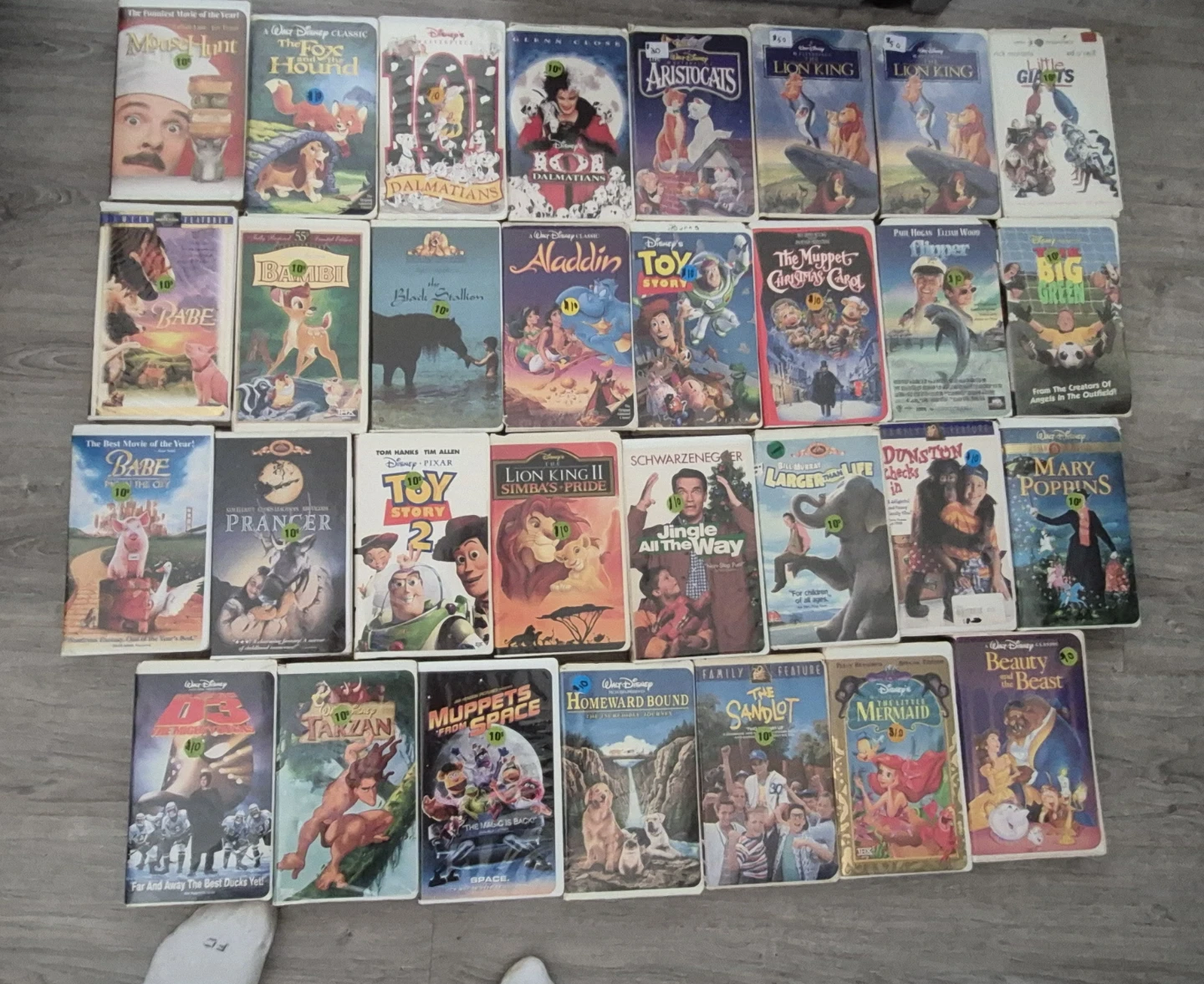 Collection of Disney VHS Movies