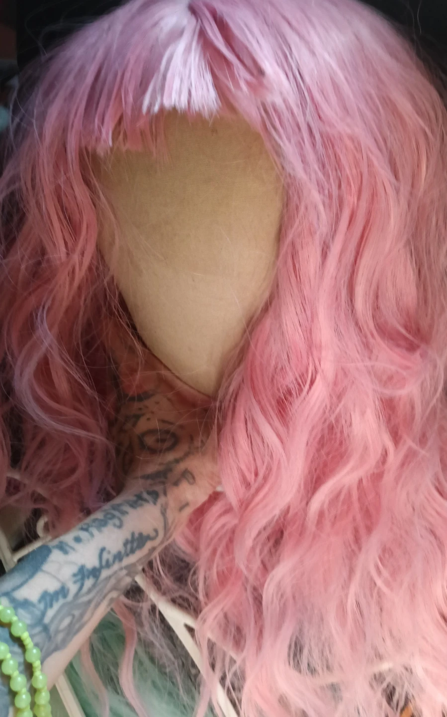 Pink Thick Long Wavy Wig - photo 5