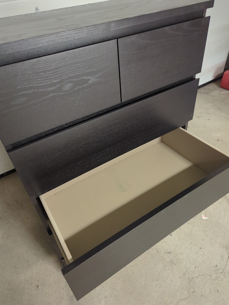 Dark Brown 6-Drawer Dresser - photo 4