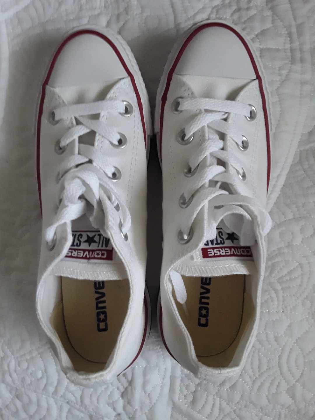 New Converse All Star White Canvas Low Top Sneakers - photo 4