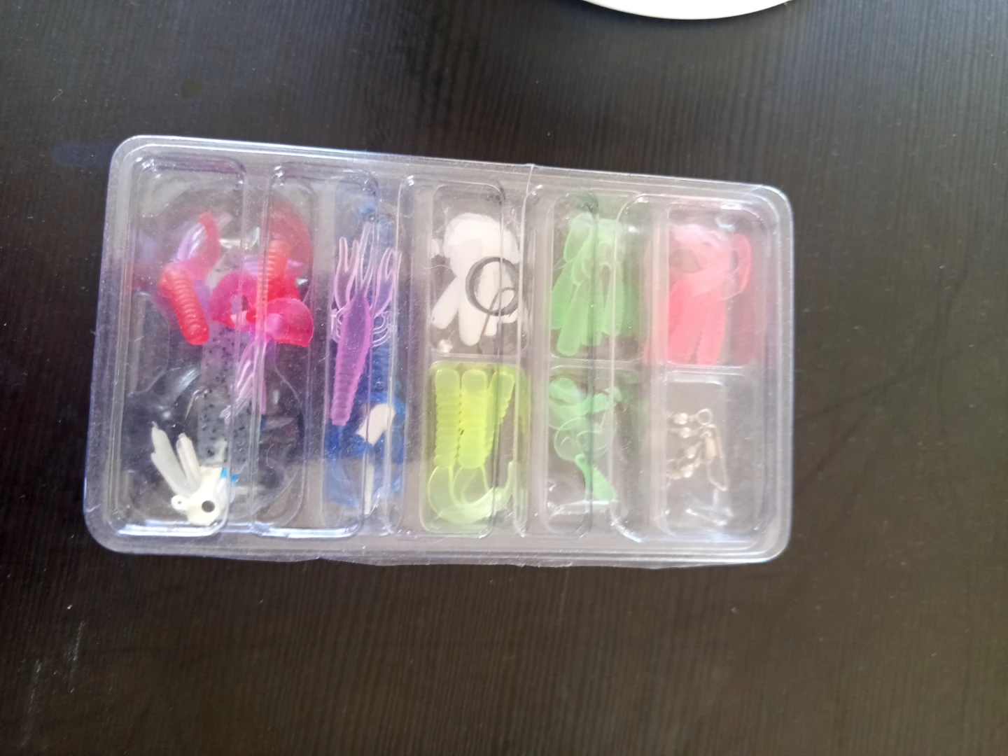 Frabill fishing bucket for sale, including a few fishing lures. - photo 4