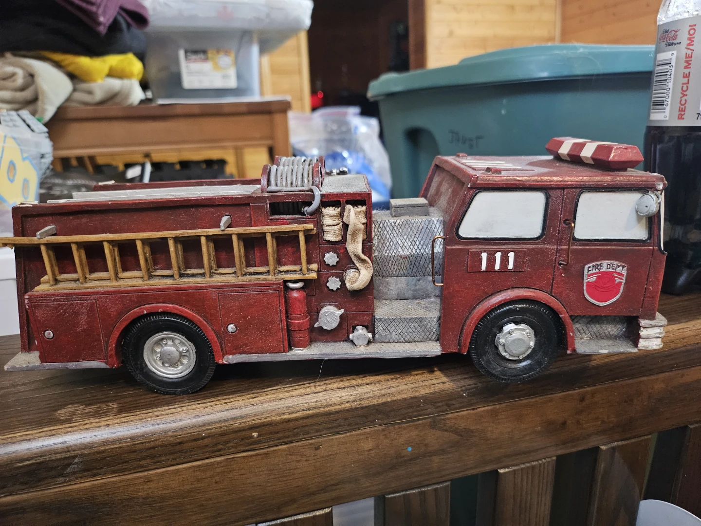 Vintage Fire Truck Model