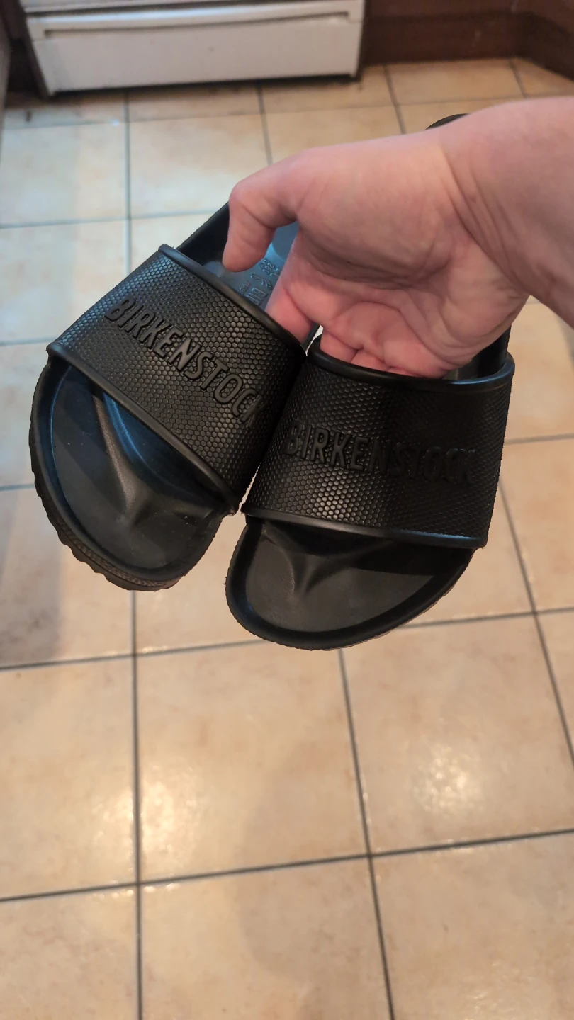 Birkenstock Black Slides Size 40