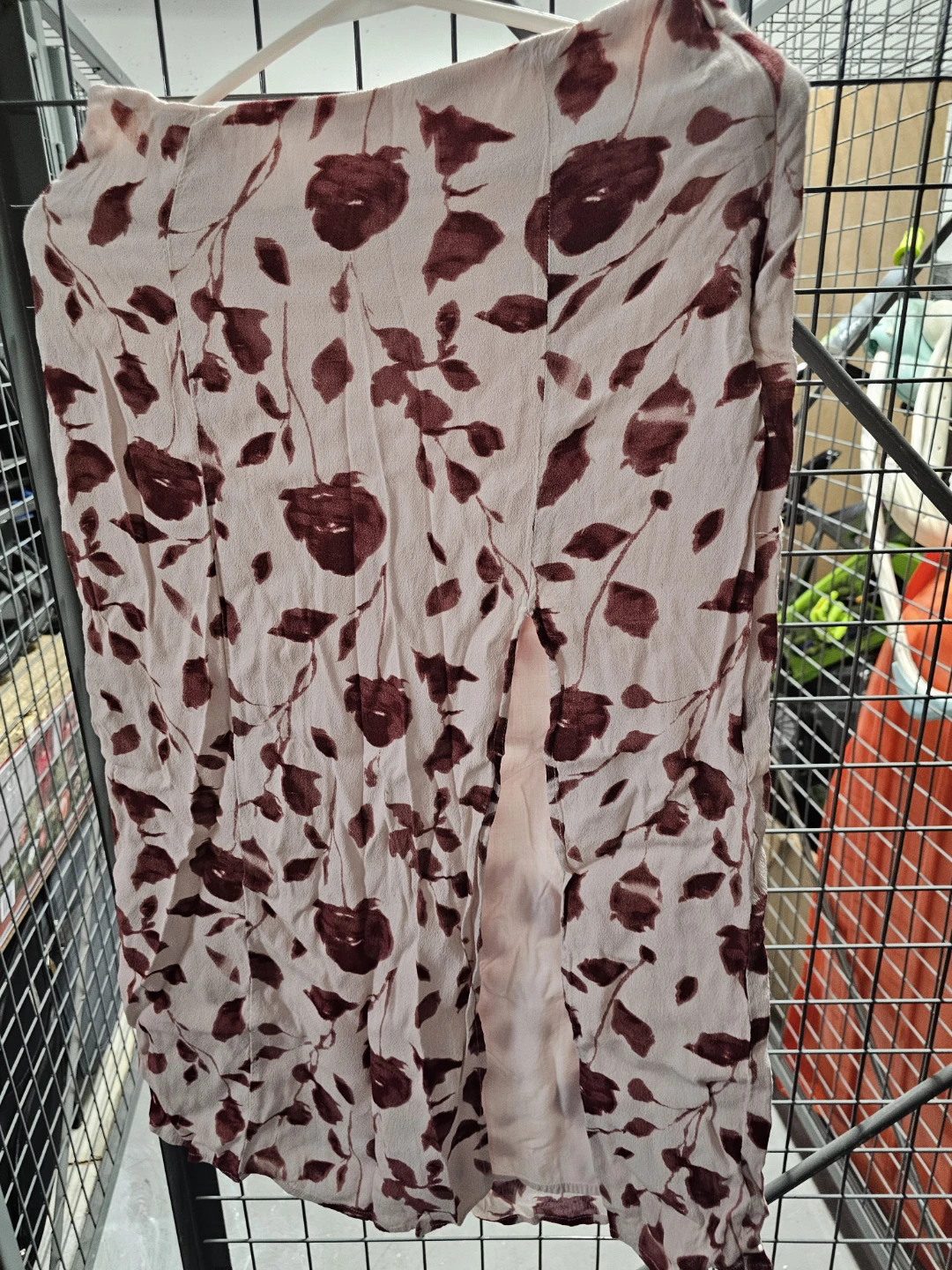Dynamite Floral Print Midi Skirt with Slit - photo 2