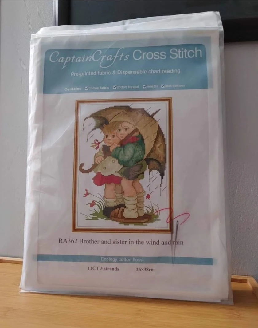 CaptainCrafts Cross Stitch Kit - RA376 Orange Angel - photo 3