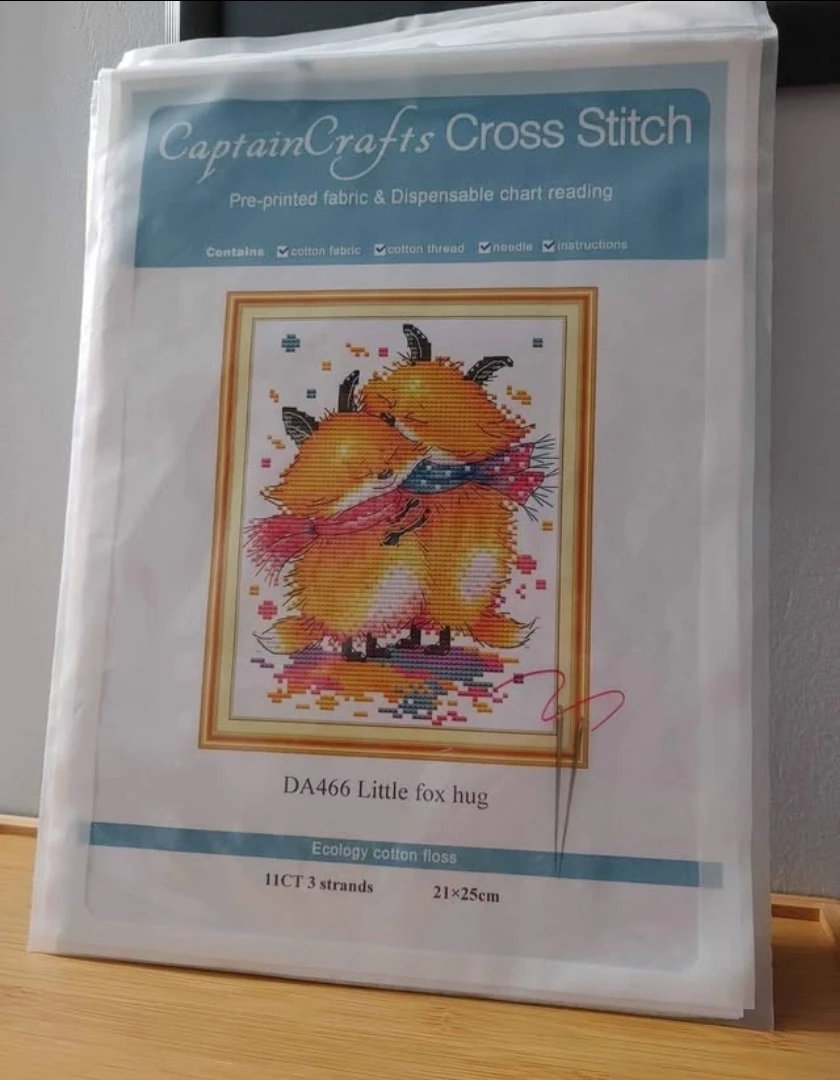 CaptainCrafts Cross Stitch Kit - RA376 Orange Angel - photo 4