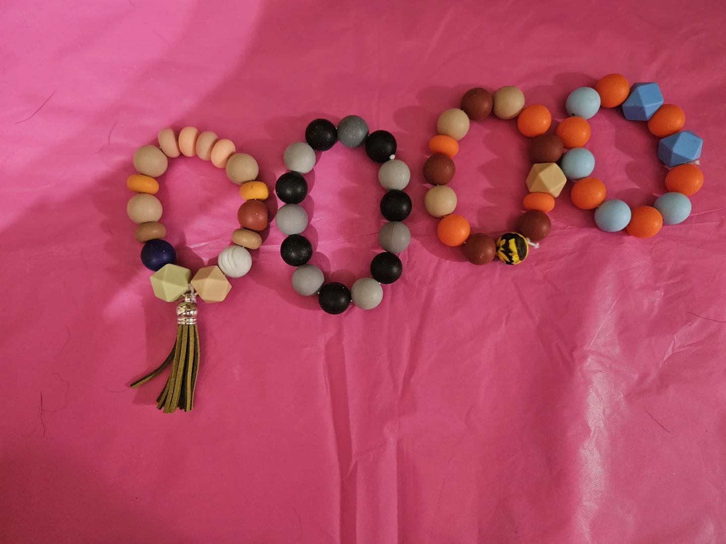 ✨ Handmade Silicone Bead Bracelets & Wristlets ✨