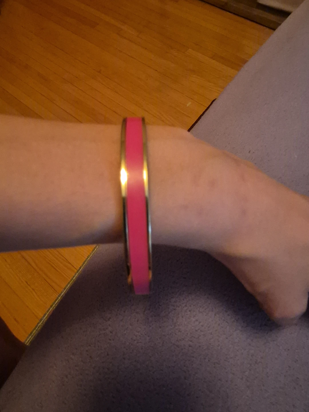 Set of 3 Bracelets - Gold Tone, Rose Gold Tone, Pink & Gold Tone - photo 5