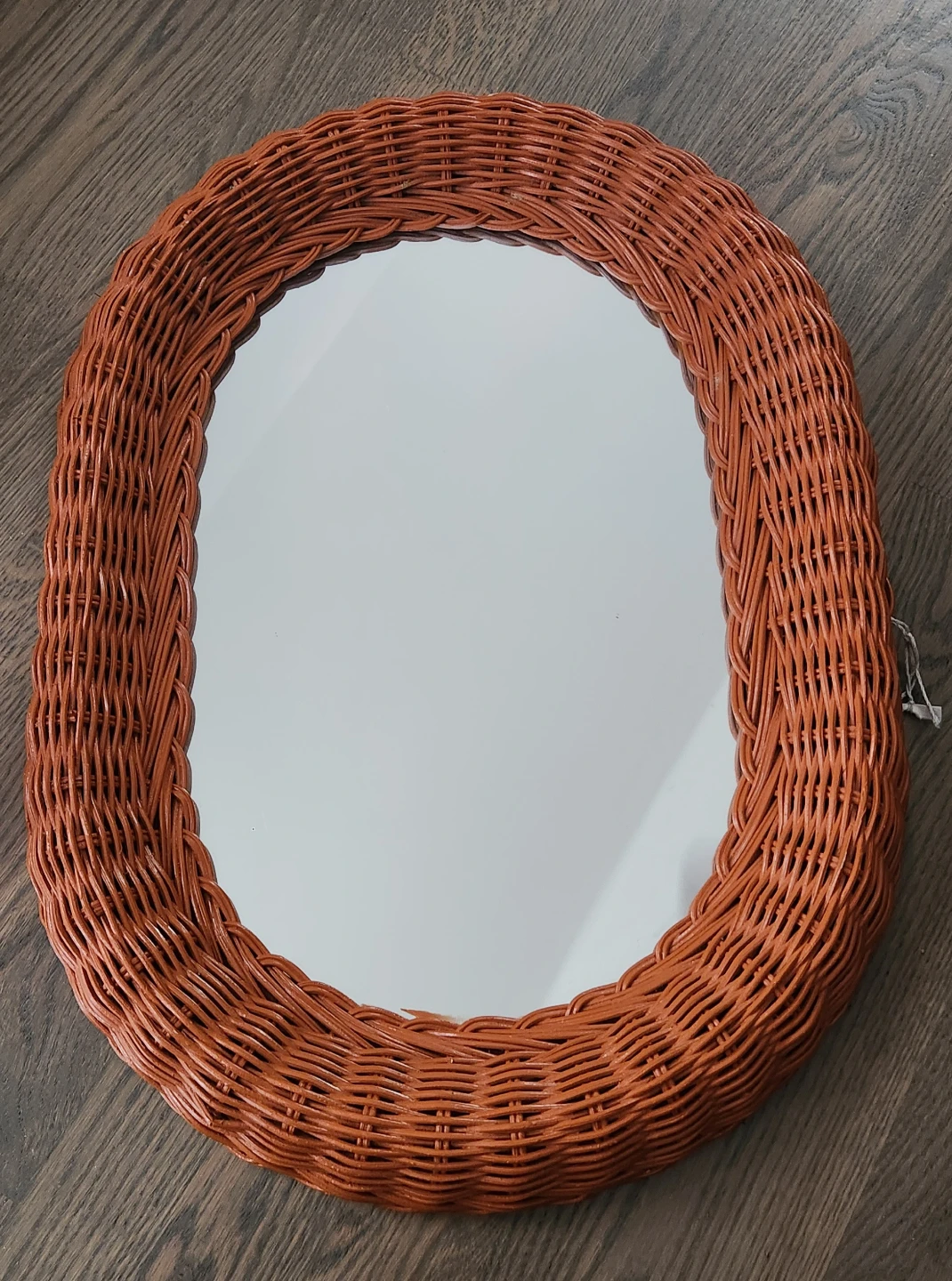 Woven Oval Mirror