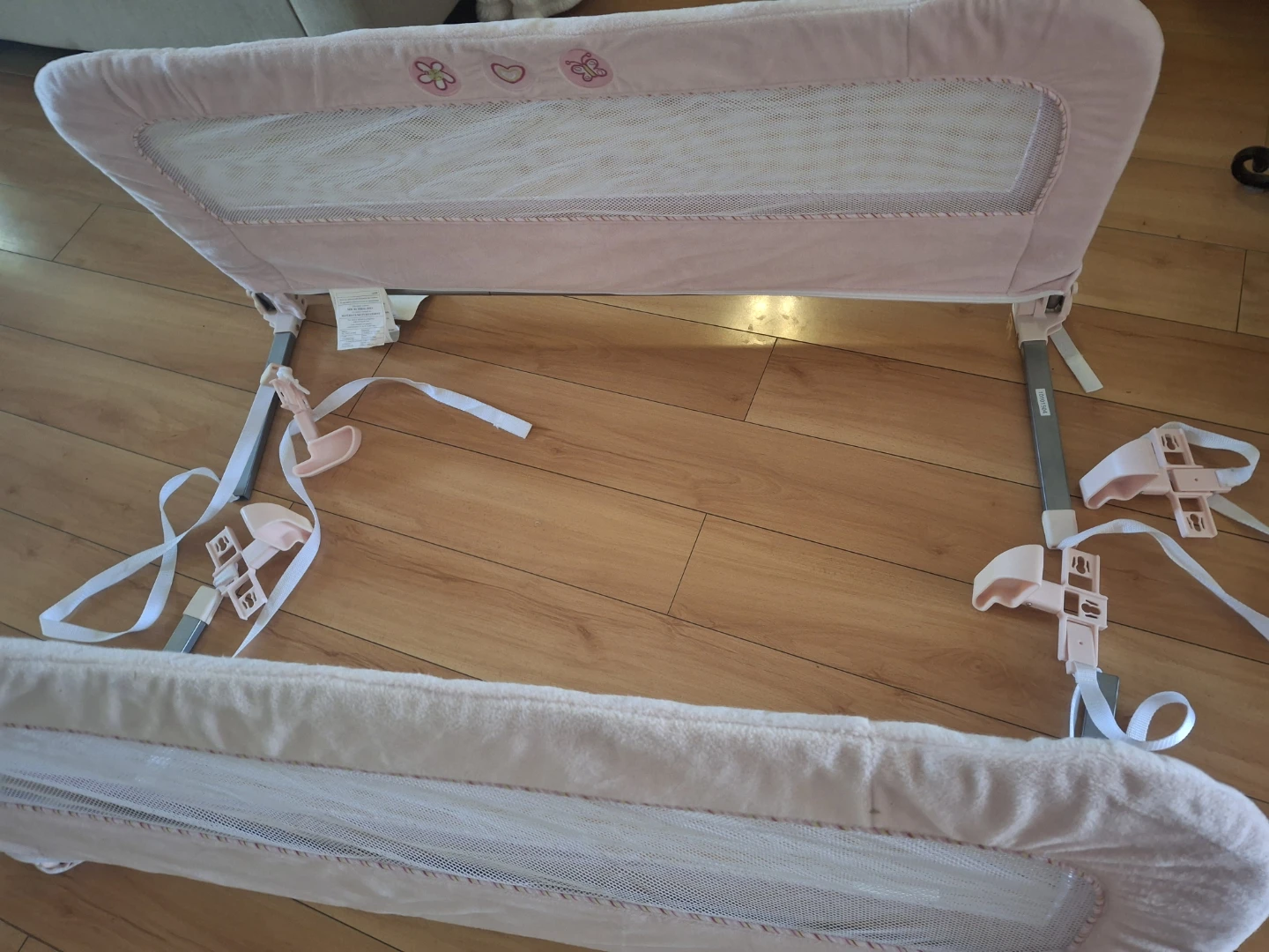 Pink Baby Bed Rail Guard - photo 2