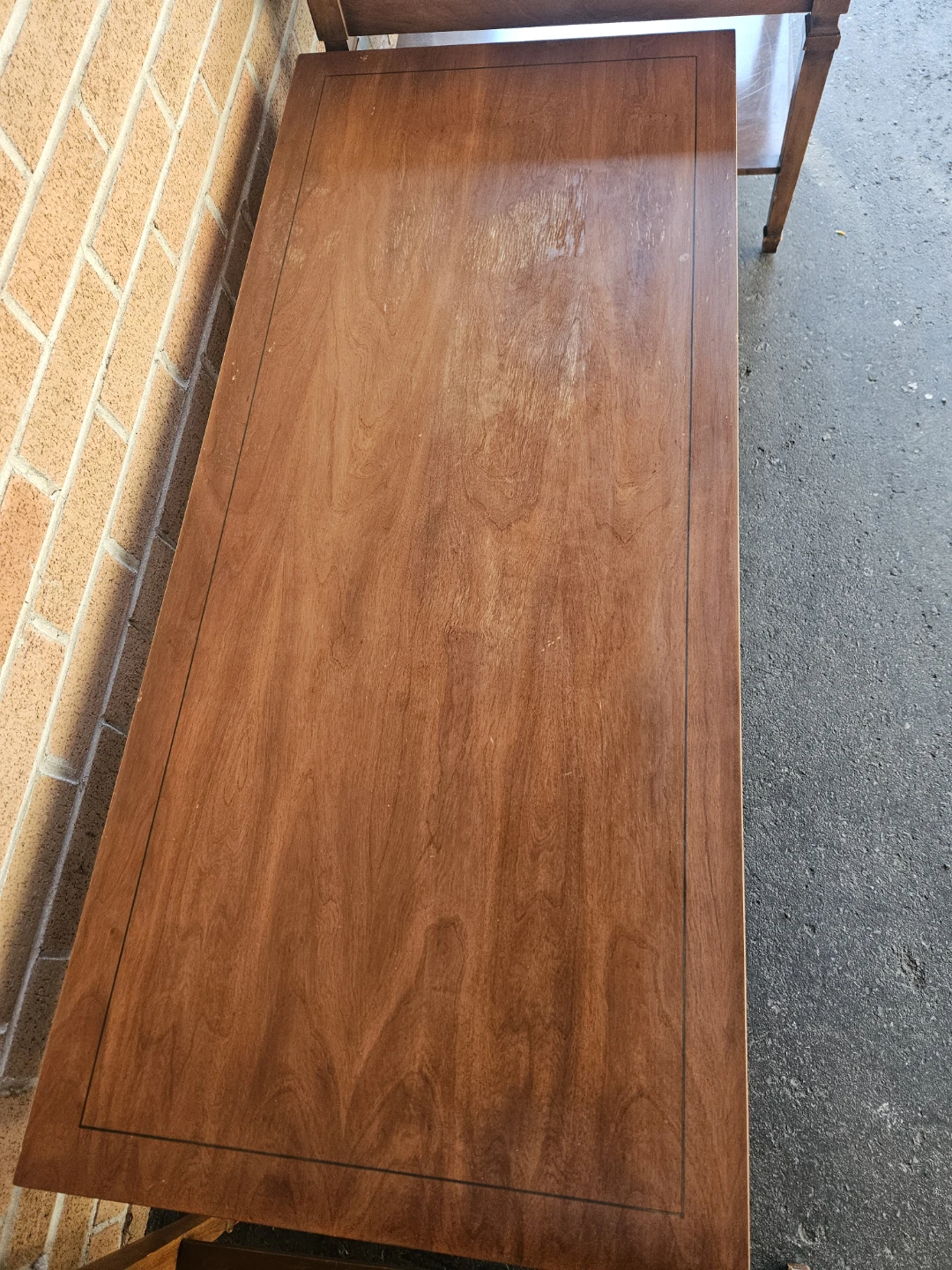 Vintage Walnut Coffee Table + Side Tables - photo 4