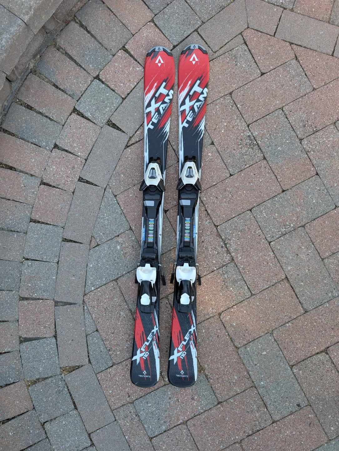 Boy's TecnoPro XT Team Skis - 110cm X Flex