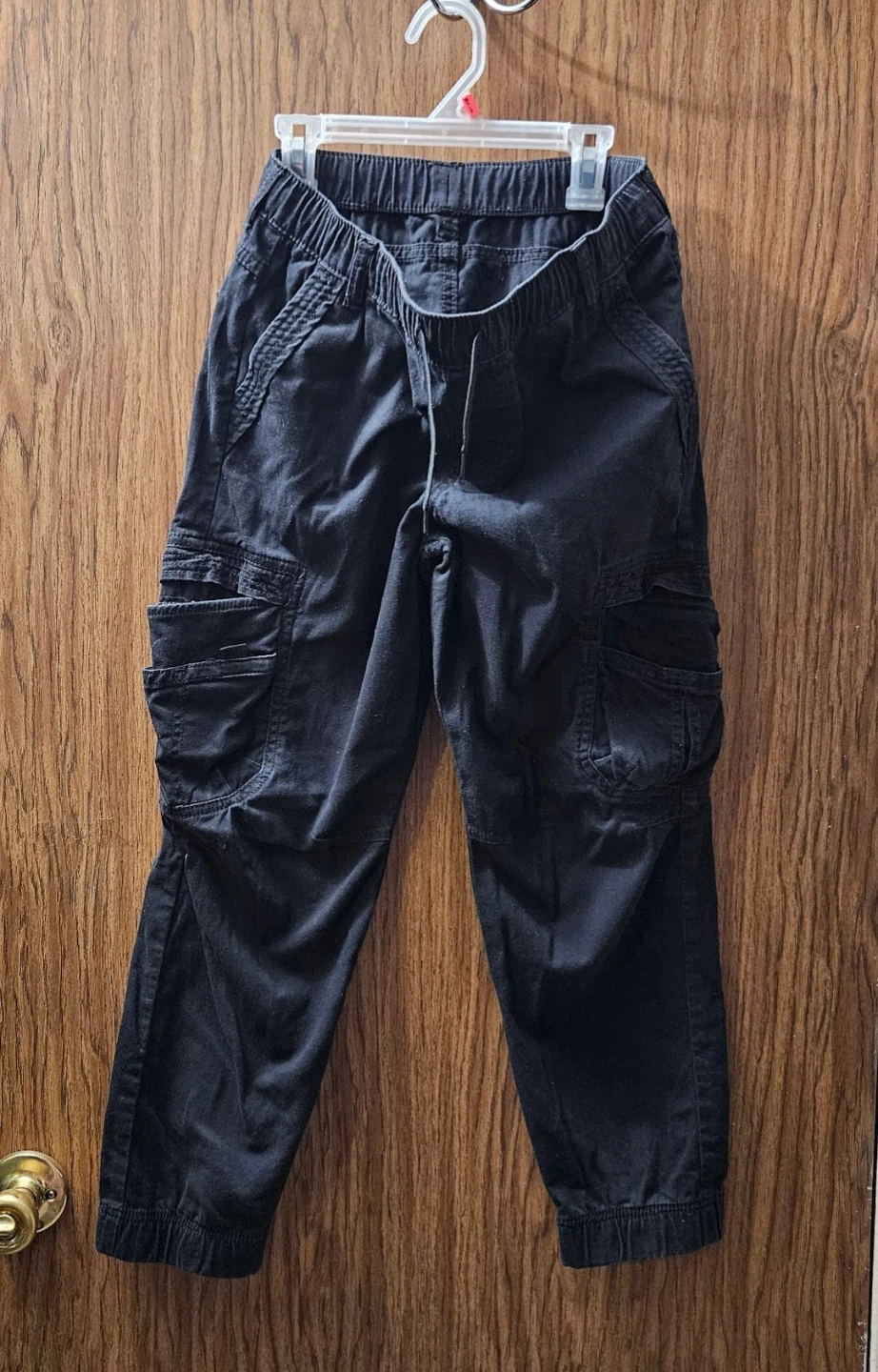 Kids Cargo Pants Size 12 Husky Black