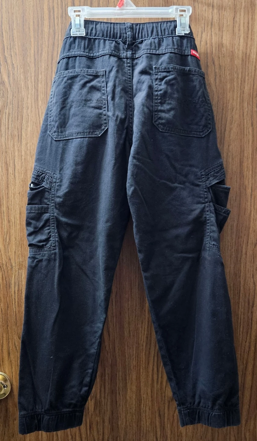 Kids Cargo Pants Size 12 Husky Black - photo 2