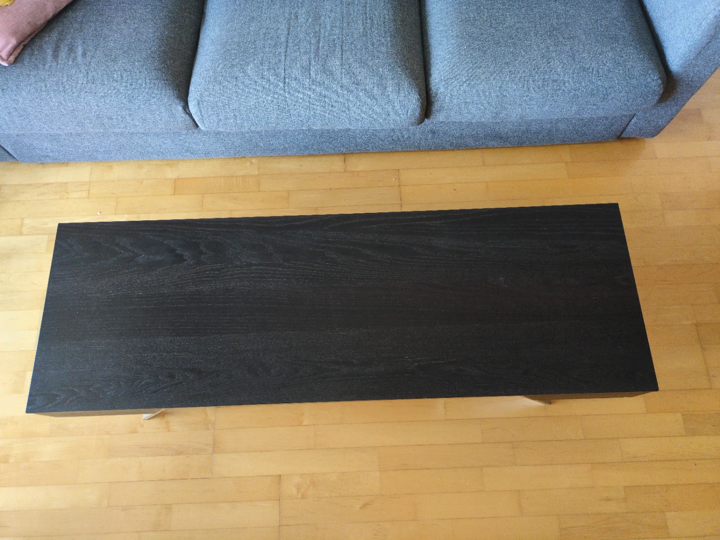 Black Coffee Table with Two Shelves - photo 3
