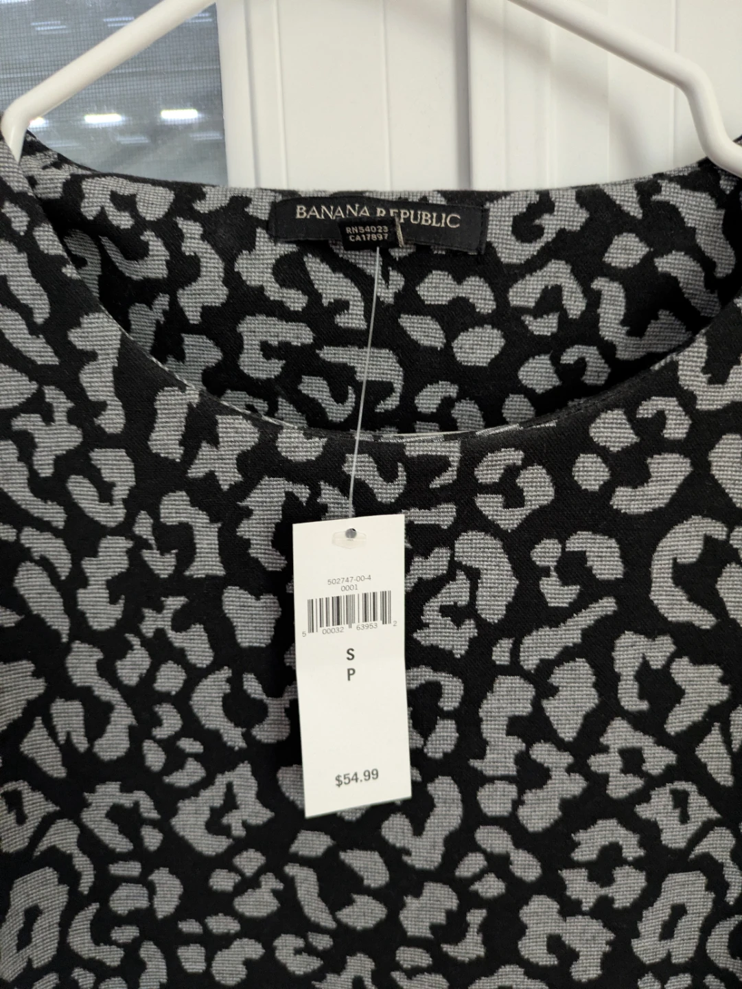 Banana Republic Leopard Print Top - Size S - photo 2