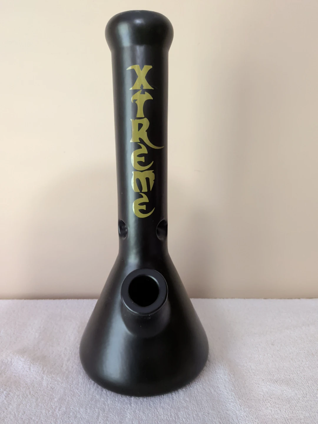 Black Xtreme Beaker Bong 13"