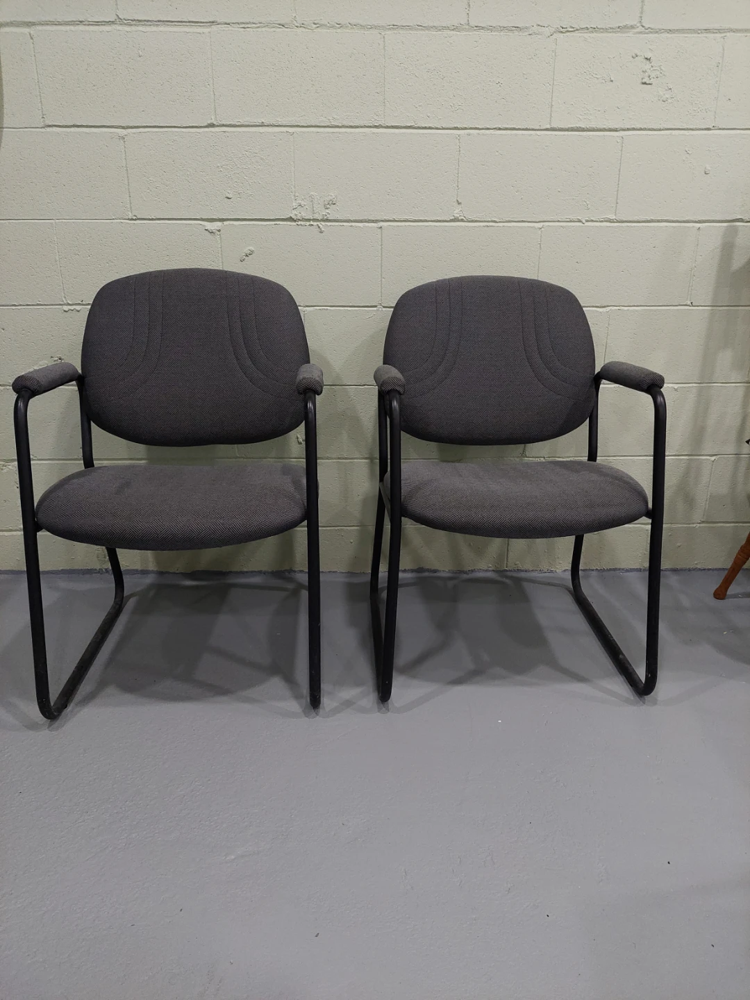 2 Grey Office Guest Chairs - photo 5