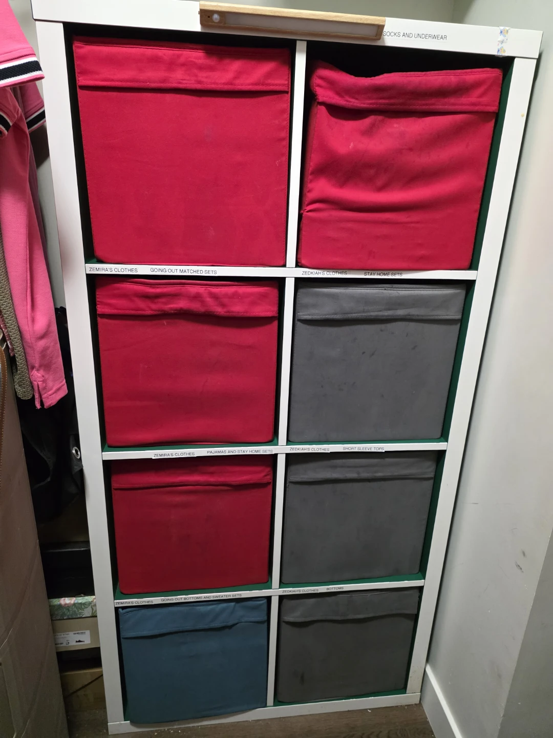 IKEA Kallax Shelf Unit with 8 Storage Cubes