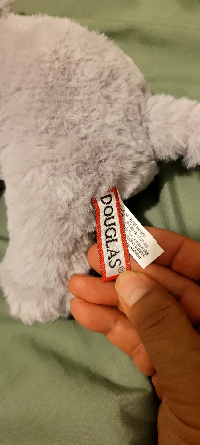 Douglas Grey Elephant Plush Toy