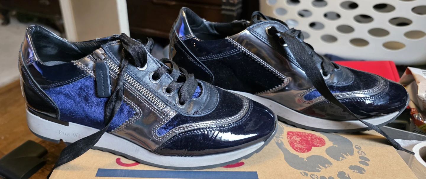 Ron White Mixed-Media Designer Sneakers Ladies size 41 (Eur) - photo 2