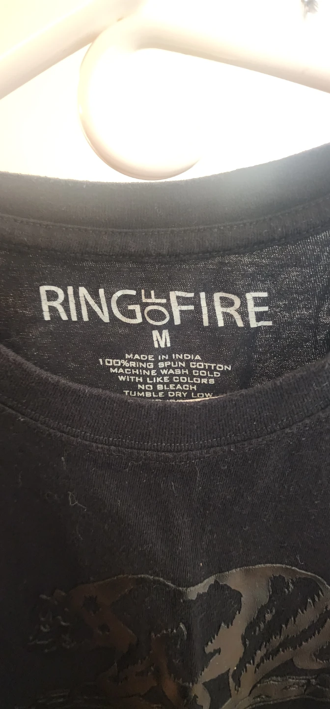 Ring of Fire California Republic Bear T-Shirt Size M - photo 2