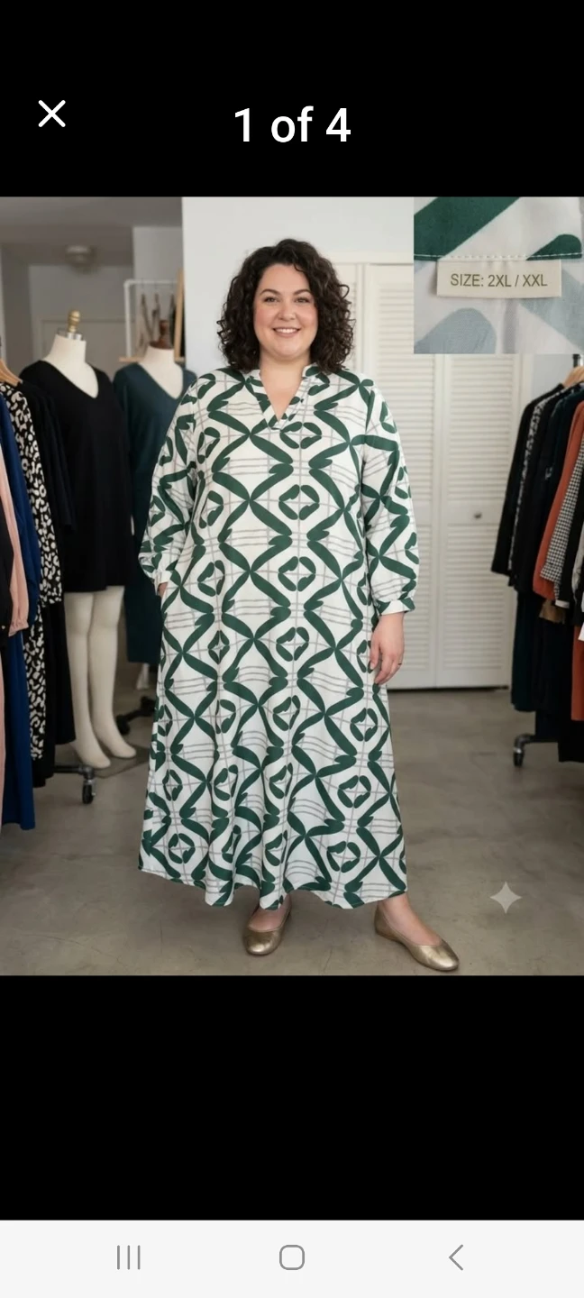 SHEIN Curve maxi dress