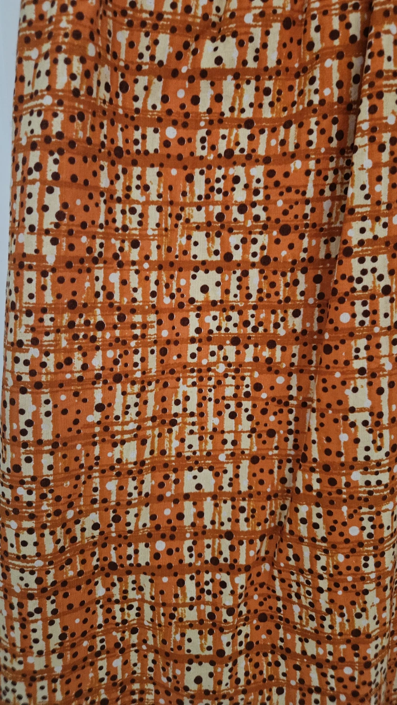 Orange Patterned A-Line Skirt ⚽ - photo 4