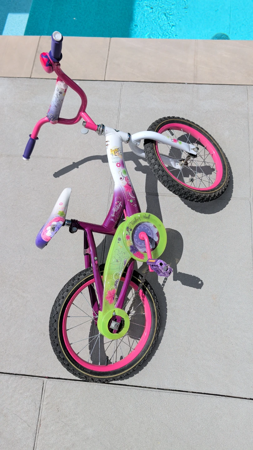 Tinkerbell Kids Bike - Pink/Purple