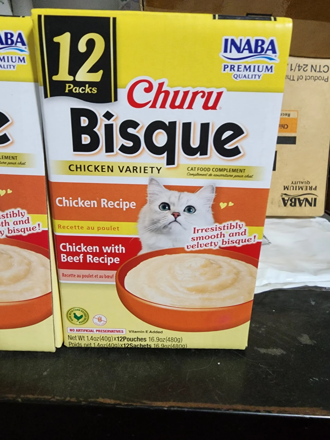 Churu Bisque Chicken Variety Cat Food Complement - 12 Packs - photo 2