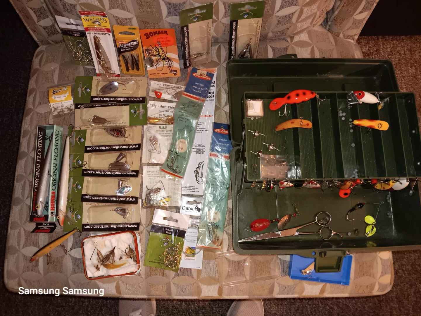 50 plus Fishing Lures and Tackle Box