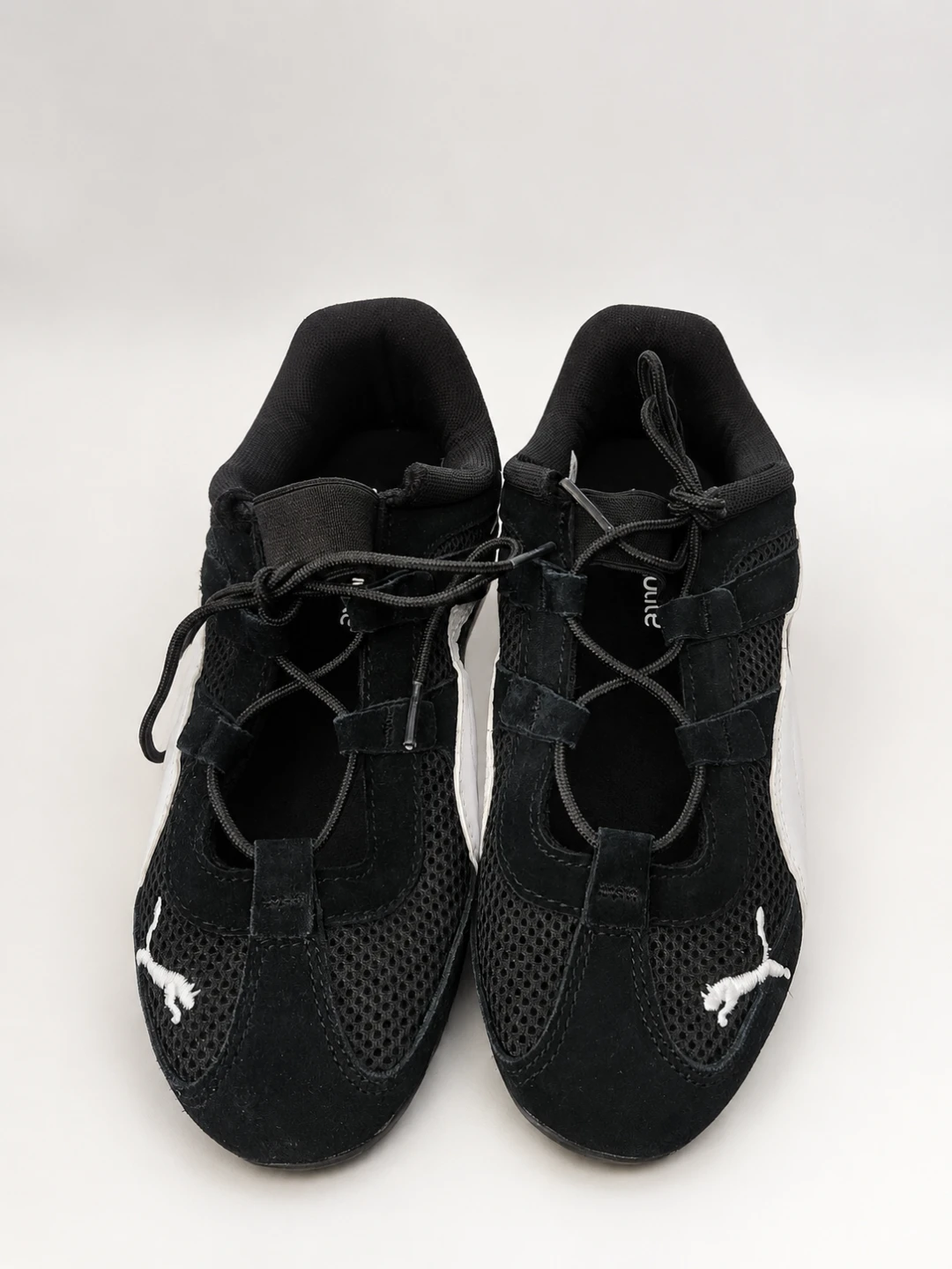 Puma Black and White Athletic Shoes