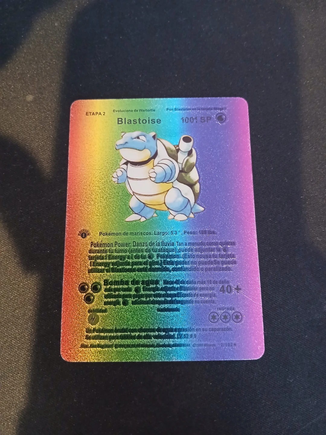 Pokemon Blastoise 1001 SP Trading Card FIRST EDITION