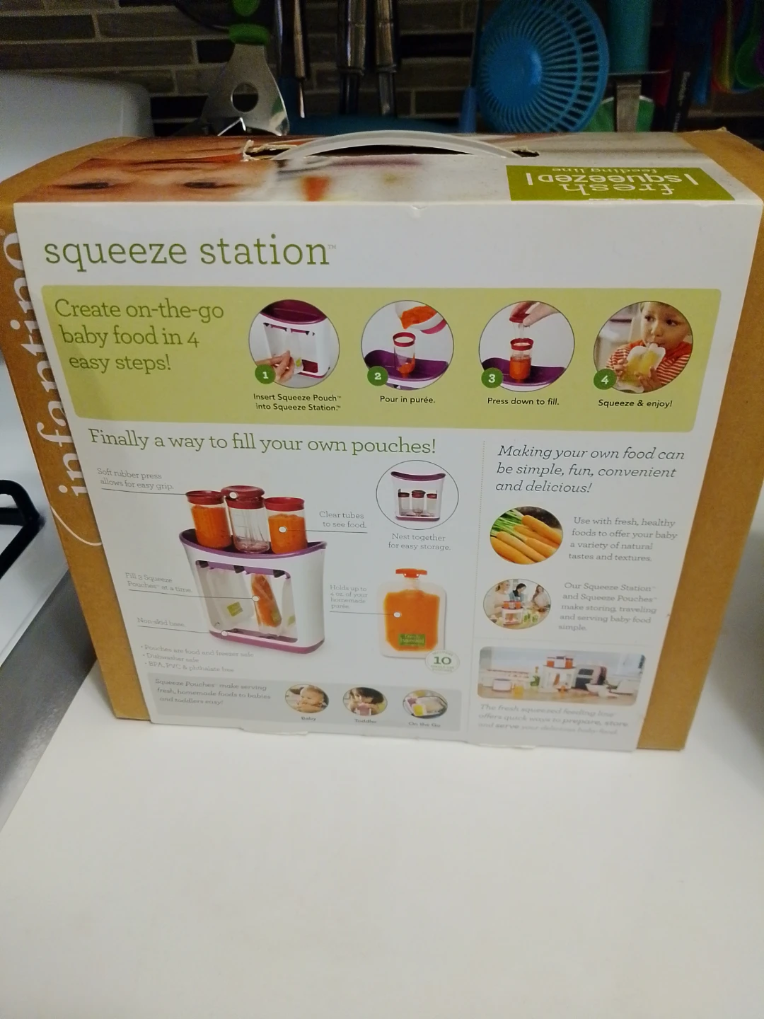 Infantino Squeeze Station Baby Food Maker - photo 2