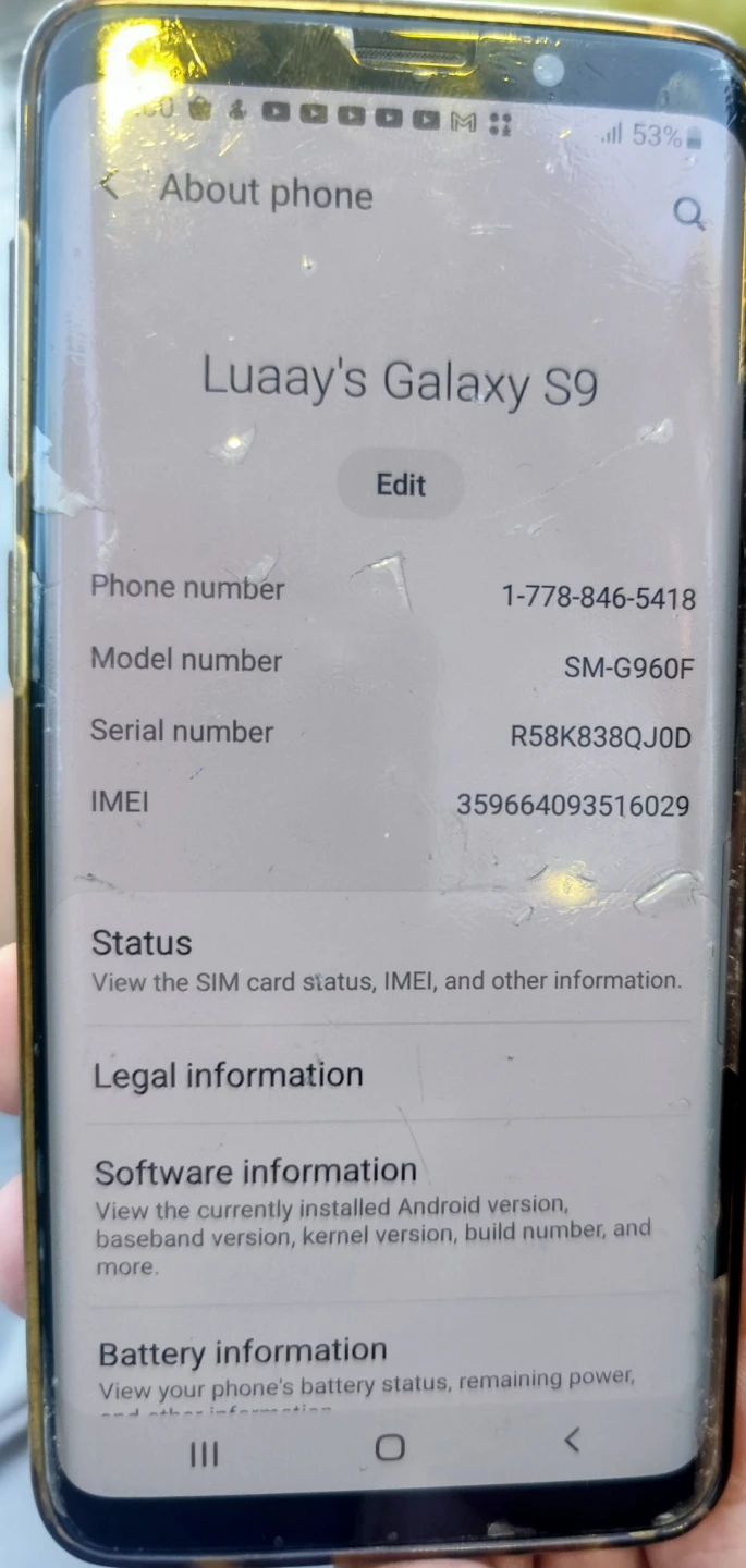 Samsung Galaxy S9 SM-G960F - photo 5
