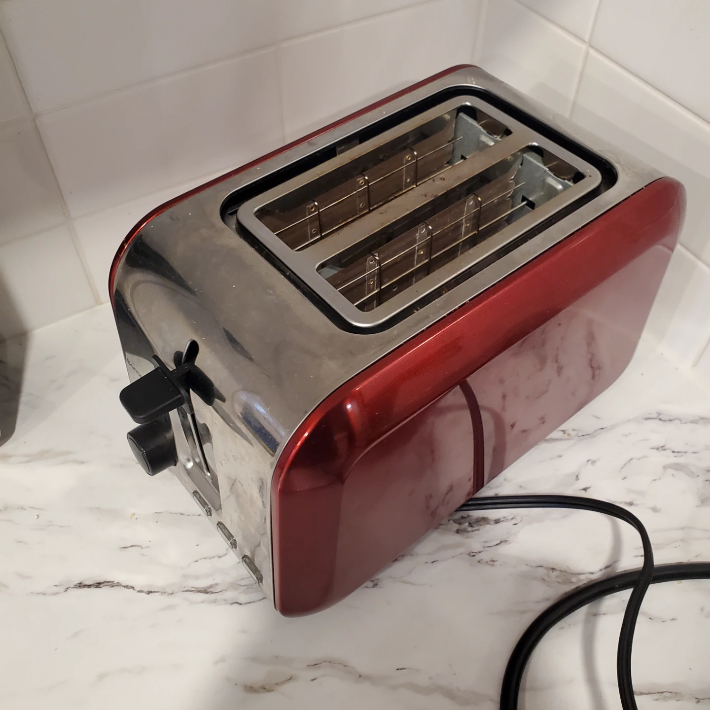Bonsenkitchen 2-Slice Toaster - Red - photo 2